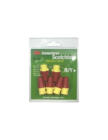 Conector Scotchlok R/Y+ resorte mini pack 3M ELECTRICOS BLISRY 3M ELECTRICOS BLISRY