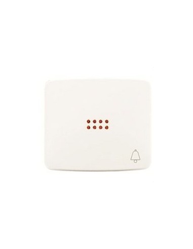 Tecla pulsador con visor y símbolo timbre Arco blanco alpino NIESSEN 8204.3 BA NIESSEN 8204.3 BA