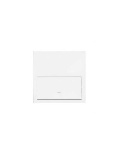 color blanco mate serie 100 referencia: 10020101-230 3 x 11 x 11 centímetros Kit front horizontal para 1 elemento con 1 tecla 